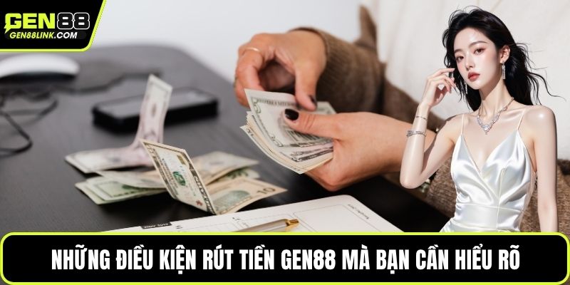 Những điều kiện rút tiền Gen88 mà bạn cần hiểu rõ