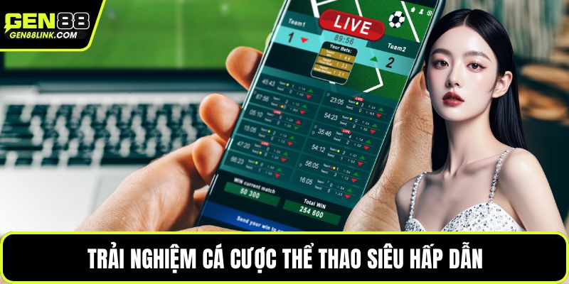 Trải nghiệm cá cược thể thao siêu hấp dẫn